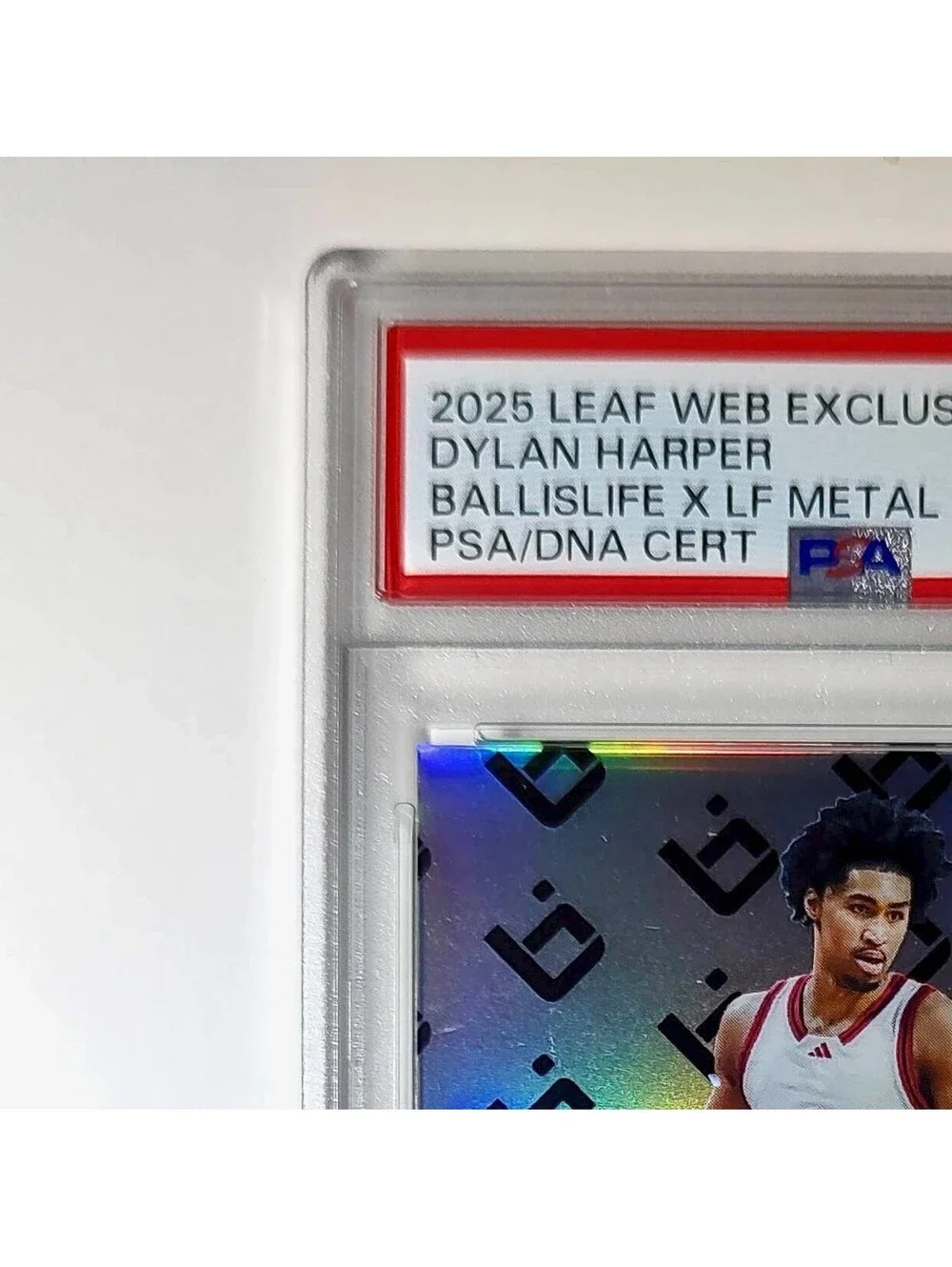 Dylan Harper 2025 Leaf Metal #BILA-DH1 Refractor PSA 8 Auto 10